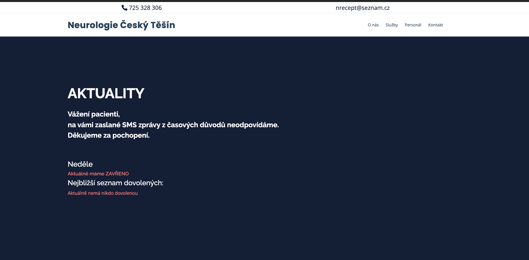 Neurologie Český Těšín